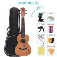 23 inch Concert Ukulele Oguman Rosewood Classical Guitar Head 23 Inch Ukelele Uke 4 String Hawaii Gu