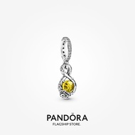 Pandora Disney Belle Infinity &amp; Rose Flower Pendant