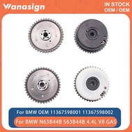 Engine Camshaft Adjuster VVT Sprockets Fit 4.4 L For BMW X5 X6 550i 650i 750i N63 S63 N63B44 S63B44 
