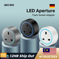 SANTINO Power Track Socket Switch 32A Power Line/ Multi/ USB With LED Power Rail and Power Track Soc