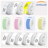 Label Sticker Rolls for NIIMBOT D11 / D110 Thermal Printer 12*40mm White Transparent Cable Self Adhs