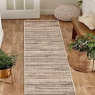Superior Indoor Runner Rug, Jute Backing, Soft Modern Rugs for Entryway, Kitchen Floors, Office Floo