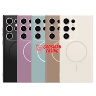 Magsafe Magnetic Case for Samsung S25 S25 Plus S25 Ultra Case Candy Glitter Color Wireless Charging 