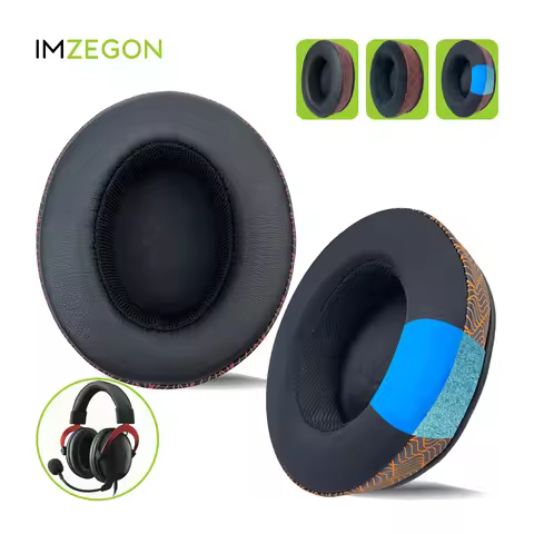 IMZEGON Replacement Earpads for HyperX Cloud 1, 2, Core,Silver, Alpha, Alpha Pro, Alpha S, Gaming, M