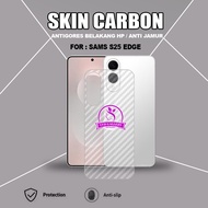 Samsung S25 EDGE Samsung S25 Samsung S25 Plus Samsung S25 Ultra Skin Carbon Transparent Garskin Anti