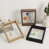 Acrylic Wood Photo Frame 6/7/8 Inch Photo Frame DIY Bingkai Foto Frame Plant Specimen Photo Frame Ho