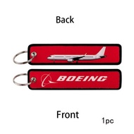 Premium Boeing Red Keychain tag - Aviation.