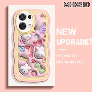 MHKEID Casing Ponsel untuk OPPO Reno 8 5G Reno 8T 5G Reno 9 Pro 5G Reno 2F Reno 2Z  A1 Pro Casing wa