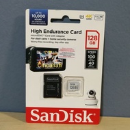 SanDisk 128GB High Endurance Video Monitoring Micro SD Card