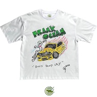 Oversized WHITE VINTAGE ART BOYS DONT CRY FRANK OCEAN RAP TEE STYLE