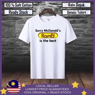 🔥Premium Cotton🔥 Best Ramly Burger Baju Viral Lelaki Men T shirt 100% Cotton Baju Tshirt lelaki Pere