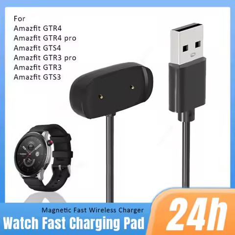 Magnetic Watch Charger for Amazfit Bip 3/ Bip 3 Pro/ GTS 4 Mini/ Bip U Pro/GTS 2/ GTR 2/ GTS2 Mini/ 