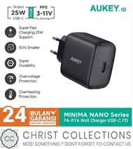 [Promo] KEPALA CHARGER AUKEY 25W FAST CHARGE PORT TYPE C IPHONE 13