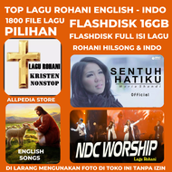 Flashdisk 16gb Full Lagu Rohani Kristen Indo & Barat Terpopuler