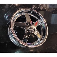 NEW RIM 15 4X100 WORK EQUIP SUPER CHROME MYVI WIRA ALZA BLM FLX VIOS CITY JAZZ