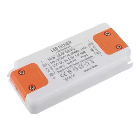 12V 15W LED Transformer LED Low Voltage Transformer No Noise LED Driver Power Supply for G4 MR16 MR1