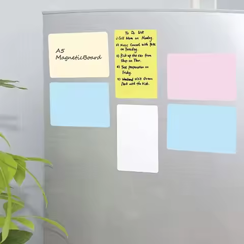 A3/A4/A5 Whiteboard Magnetic Pizzarra Sticky Whiteboard Planner Erasable Board Marker Adhesive White