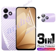 OPPO A6c 4G 3in1 Front Back Lens Hydrogel Film For Oppo A6c A6C OppoA6c 4G 2026 Smartphone Screen Pr