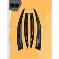 Rain Visor - Honda City 2009 2010 2011 2012 2013 MUGEN VG Window Guard Sun Deflector Gutter OEM IM