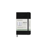 Moleskine 2023 Weekly Notebook Planner, 18m, Pocket, Black, Hard Cover (3.5 X 5.5) by Moleskine (pap