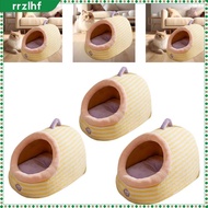 [rrzlhf] Cat Bed Stylish Condo Warm Kennel Cat Nest Dog Nest Kitten Cave Bed for Dog Poodle