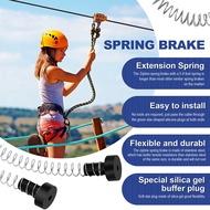 Zipline Spring Brake 165cm Stainless Steel Zip Line Spring Brake Heavy Duty Zipline Brake Speed Redu