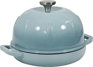 Davivy Round Enameled Cast Iron Bread Oven, 5 QT Sourdough Dutch Oven, Dutch Oven for Sourdough Brea