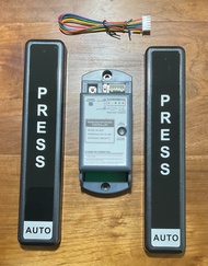 รีโมท ใช้กับประตู  Auto - door พร้อม  Auto push  2  ตัว