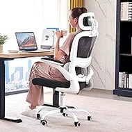 TRALT Ergonomic Office Chair Desk Chair, Gaming Chair, Computer Chair, Home Mesh Office Desk Chairs with Wheels,Comfortable Office Chair (Black&amp;White)