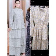 Dress Floral/Muslimah