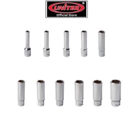 【UNITED】 1/4" WHITE DEEP SOCKET (6 POINT)