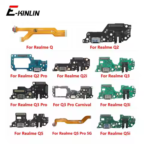 USB Charging Port Dock Plug Connector Charger Board Flex Cable For OPPO Realme Q Q2 Q2i Q3 Carnival 