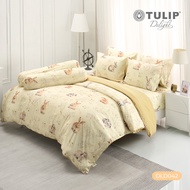 (New) TULIP รุ่น TULIP Delight Rabbit พิมพ์ดิจิตอล DLD042 ลายกระต่าย TULIP ชุดผ้าปูที่นอน ผ้านวม