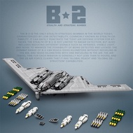 2026 New Style Compatible Lego Military Space B2 Bomber Fighter Building Blocks High Difficulty Asse