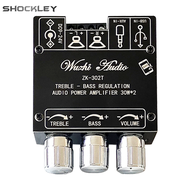 Shockley Zk-302t BL Thiết Bị Khuếch Đại Công Suất Kĩ Thuật Số Mô-đun Bảng Mạch 2.0 Stereo Kênh Đôi 3