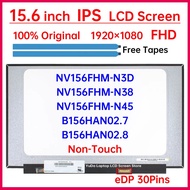 15.6 Inch IPS Laptop LCD Screen NV156FHM N3D NV156FHM-N3D NV156FHM-N38 NV156FHM-N45 B156HAN02.7 B156