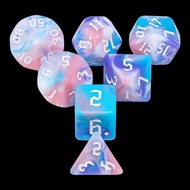Enchanted Dreams Dice Set of 7 | For DnD D&D MTG RPG TRPG Board Game Tarot Cards Magic