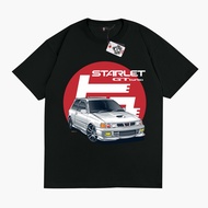 TOYOTA KARIMAKE Unisex Distro T-Shirt with Car Image STARLET EP82TOYOTA