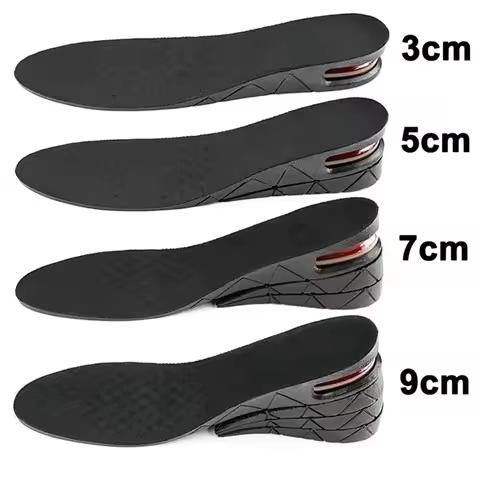 1Pair Height Increase Insole for Feet 3cm 5cm 7cm 9cm Variable Height Shoes Insoles Men Women Air Sh