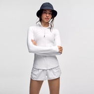 New Define Women's Yoga Sports Jacket *Nulu ™   Moisture Wicking White