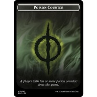 MTG Poison Counter // Rabbit Double-Sided Token - Commander: Bloomburrow (BLC)