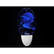 LED Stereo Night Light Sci-Fi Constellation Pisces 110V 0.3W Made In Taiwan BSMI Certification