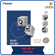 KOZUKA MULTI RANGE TIMER 8 PIN 240VAC AH3-NC / AH3-ND 6SEC-60MIN 1MIN-10HRS