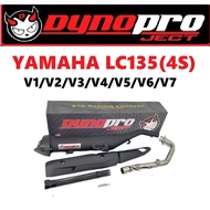 Exhaust Dyno Pro LC135(4S) V1~V7 30M 32MM Exhaust LC135 STANDARD OPEN DYNO PRO RACING Y15zr Cutting