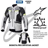 Alpinestars Bogota Pro Drystar® Waterproof Ice Grey Dark Grey Yellow Touring Jacket 100% Original From Authorized Dealer