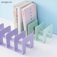 SHZTGM 4 Grid Bookends Stand Bookshelf Desktop Decor Storage Rack