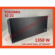 Tosunra Professional Dual 12 inches Line Array Speaker XZ-22 power 1350watts