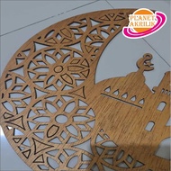 Ramadan Karim Eid Mubarak Hanging Wall Decoration - By Planet Planet Acrylic
