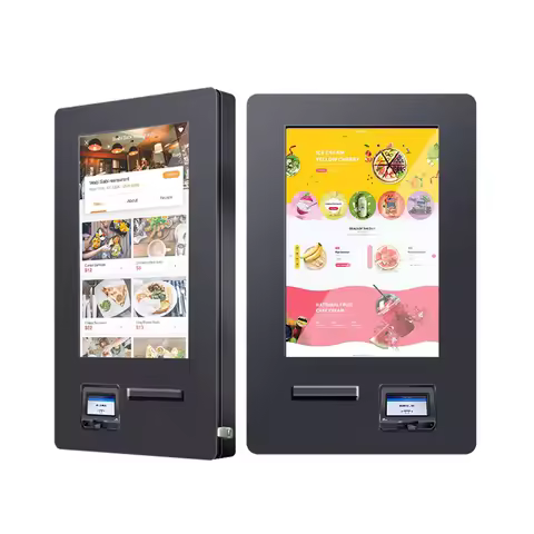 32 Inch Outdoor Wall Mounted Ordering Equipment Machine Vending Machine Automatic Payment Kiosk Touc