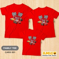 Baju T-SHIRTS COUPLE FAMILY CARS BIRTHDAY CHILDREN'S BIRTHDAY T-SHIRTS COUPLE FAMILY BIRTHDAY SOUVEN